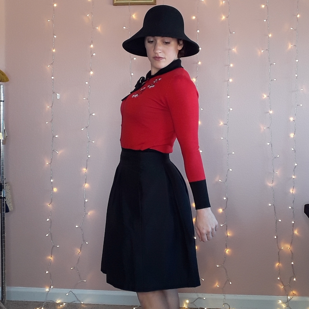 WHBM Satin Skirt